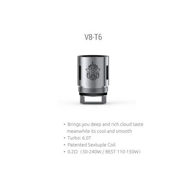V8 T6 0.2Ω coil - Smok