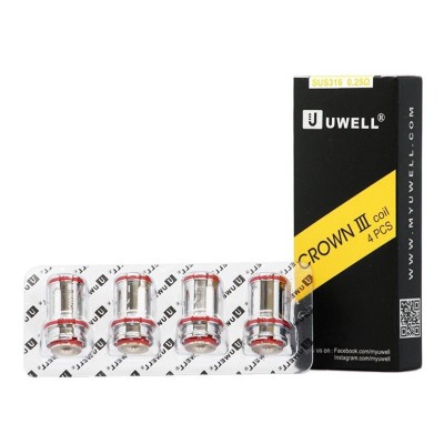 Crown 3 mini 0.25Ω coil - Uwell