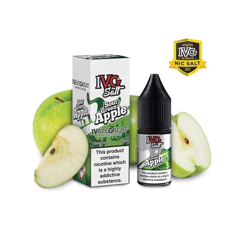 Sour Green Apple Salts - IVG