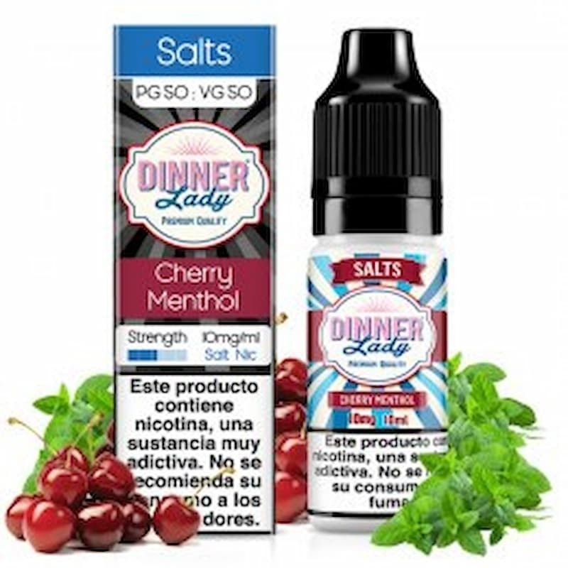 Cherry Menthol 10ml -Dinner Lady Salts
