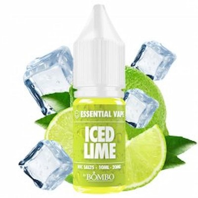 Iced Lime 10ml -Essential Vape Nick Salts By Bombo