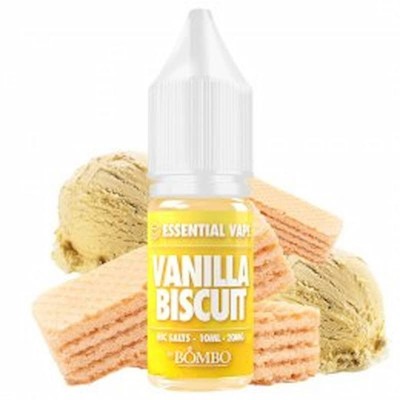 Vanilla Biscuit 10ml -Essential Vape Nick Salts By Bombo