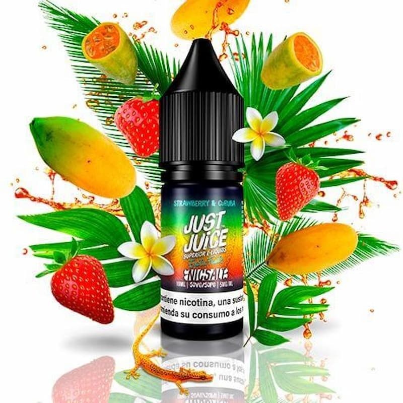 Strawberry & Curuba 10ml - Just Juice Nic Salt Exotic Fruit
