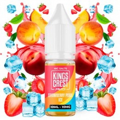 Strawberry Peach Ice 10ml - Kings Crest Salts