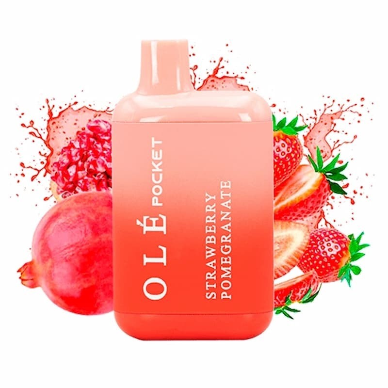 Strawberry Pomegranate 20mg/800puffs - Bud Vape Olé Pocket