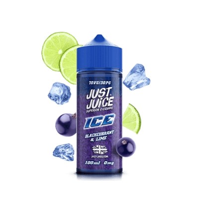 Blackcurrant Lime 100ml - Just Juice Ice